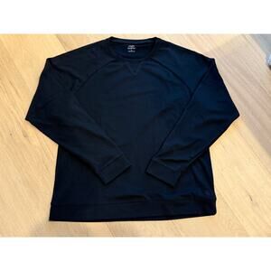 New Cozy Earth Mens Brushed Bamboo Sweatshirt Medium Black